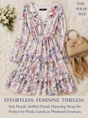 Ralph Lauren Floral Mini Dress Size 14🌸 Romantic Dress | Garden Party Brunch